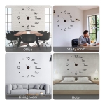 Reloj De Pared 3d Con Números Grandes Decoración - Imagen 12