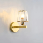 Lampara Aplique Minimalista Facetada Para Dormitorio Cónico - Imagen 2