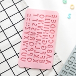 Molde De Silicona Abecedario Hielo Tortas Caramelos Bombones - Imagen 8