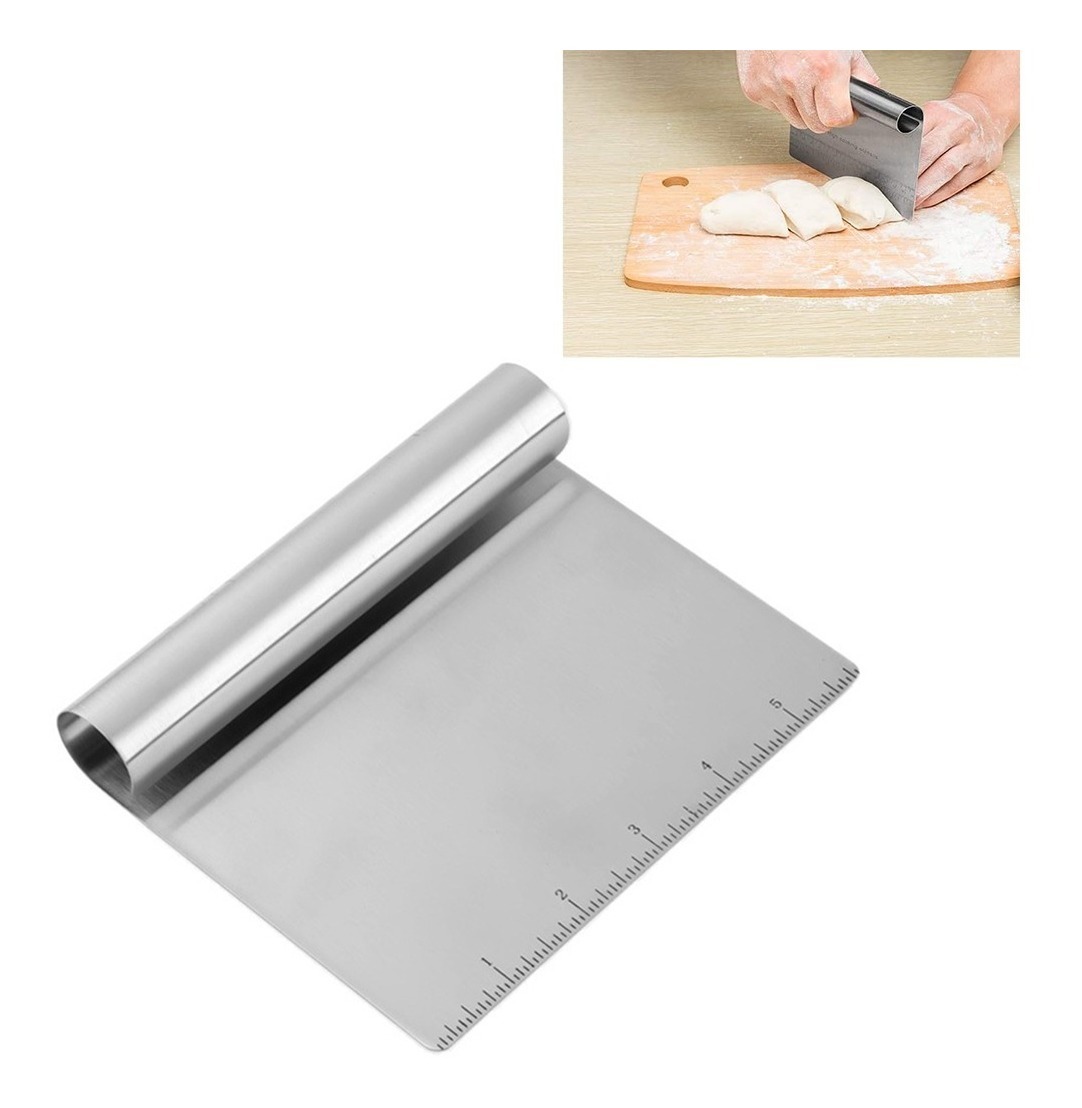 D_624299-MLU44209634319_112020-F.jpg Raspador Y Cortador Para Masa De Pizza Con Mango Cocina - Imagen 1