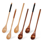 Cuchara Larga En Bambu Para Café Bebidas Especias - 20cm - Imagen 14