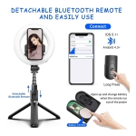 Tripode Anillo Luz Led Selfie Maquillaje Fotos C/ Control - Imagen 3