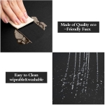 Mantel Individual + Posavaso De Cuero Pu Para Mesa - 43 X 37 - Imagen 18