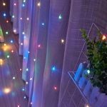 Cortina De Luces Led 3x3 Metros Para Boda Fiesta Decoración - Imagen 3