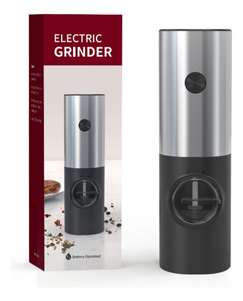 D_625797-MLU71877647925_092023-F.jpg Molinillo Automatico Para Sal O Pimienta A Bateria - Imagen 1