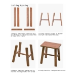 Banco Taburete Multifunción Madera Bambú Chico - Imagen 6
