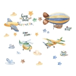 Vinilo Decorativo De Pared Vuelo Volar Adhesivo Sticker - Imagen 2