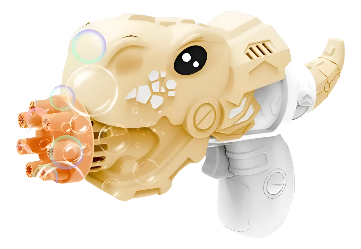 D_627167-MLU89295822464_082025-F.jpg Pistola De Burbujeo Dinosaurio Para Niños Niñas A Pila - Imagen 1