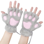 Guantes Patita Gato Polar Invierno Manos Calentitas Guante - Imagen 6