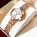 Reloj De Pulsera Mujer Análogo Con Malla De Acero Inox - Imagen 10