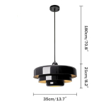 Lámpara Techo Colgante Led Estilo Nórdico + Lamparita Led - Imagen 12