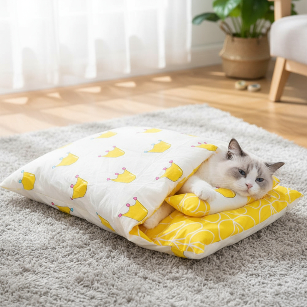 D_629043-MLU97775389746_112025-F.jpg Almohadon Cama Cucha Para Mascotas Cuna Gatos O Perros - Imagen 1