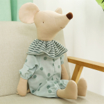 Peluche Infantil Diseño Retro Ratón Con Ropa Grande - Imagen 9