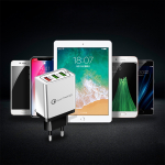 Adaptador Cargador 3 Puertos Usb Carga Rápida Qc 3.0 Fast - Imagen 2