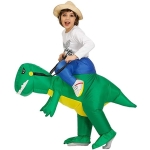 Disfraz Inflable Niño Dinosaurio Unicornio Niña - Imagen 2