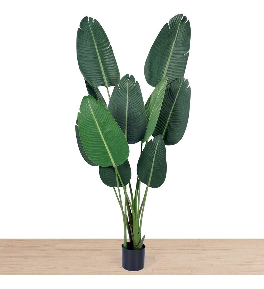 D_630026-MLU46654251627_072021-F.jpg Planta Artificial Banano Con Maceta Decoración Grande - Imagen 1