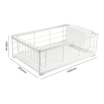 Seca Platos Escurridor De Vajilla Metal Esmaltado C/ Bandeja - Imagen 2