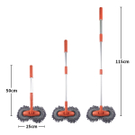 Cepillo De Microfibra Doble Para Lavado De Auto Mango Largo - Imagen 2