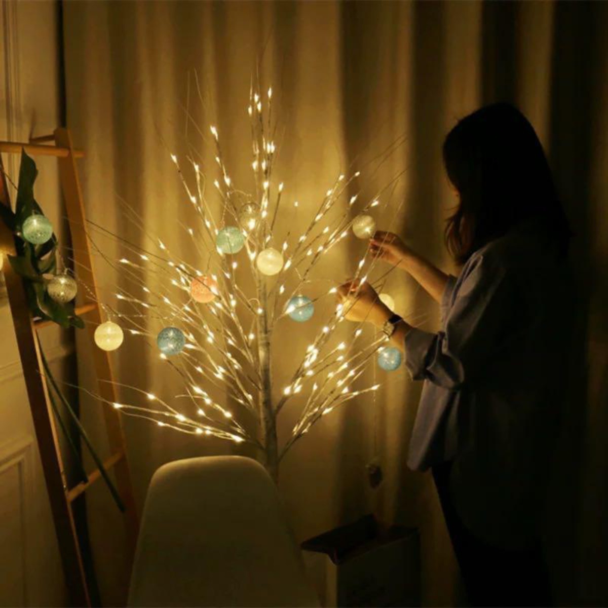 D_632832-MLU52734274213_122022-F.jpg Árbol Led 90 Cm Fiestas Decoración - Unicos - Imagen 1