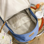 Mochila Urbana Minimalista Unisex Clásica De Lona - Imagen 4