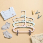 Pack X 10 Perchas Para Bebe Y Niño Expandible Ahorra Espacio - Imagen 11