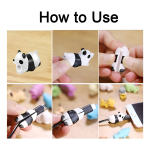 Protector Cable Cargador Auriculares Varios Diseños Animales - Imagen 33