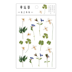 Plancha Stickers Pegotines Estilo Vintage Diseños Naturaleza - Imagen 8