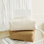 Servilletero Pañuelero Nordico En Tela Gran Capacidad Boho - Imagen 10