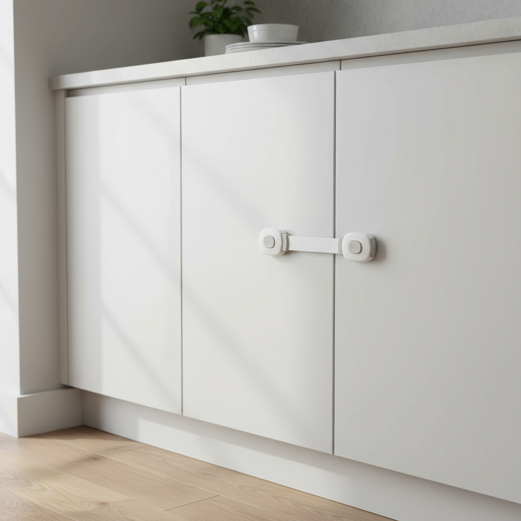 D_635499-MLU98109652865_112025-F.jpg Traba Puertas Seguridad Para Bebés Para Doble Puerta - Imagen 1
