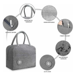 Bolsa Lanchera Lonchera Termica Impermeable Sin Correa - Imagen 9