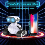 Juguete Robot Amigo A Control Remoto Ruedas Movil Ojos Led - Imagen 5