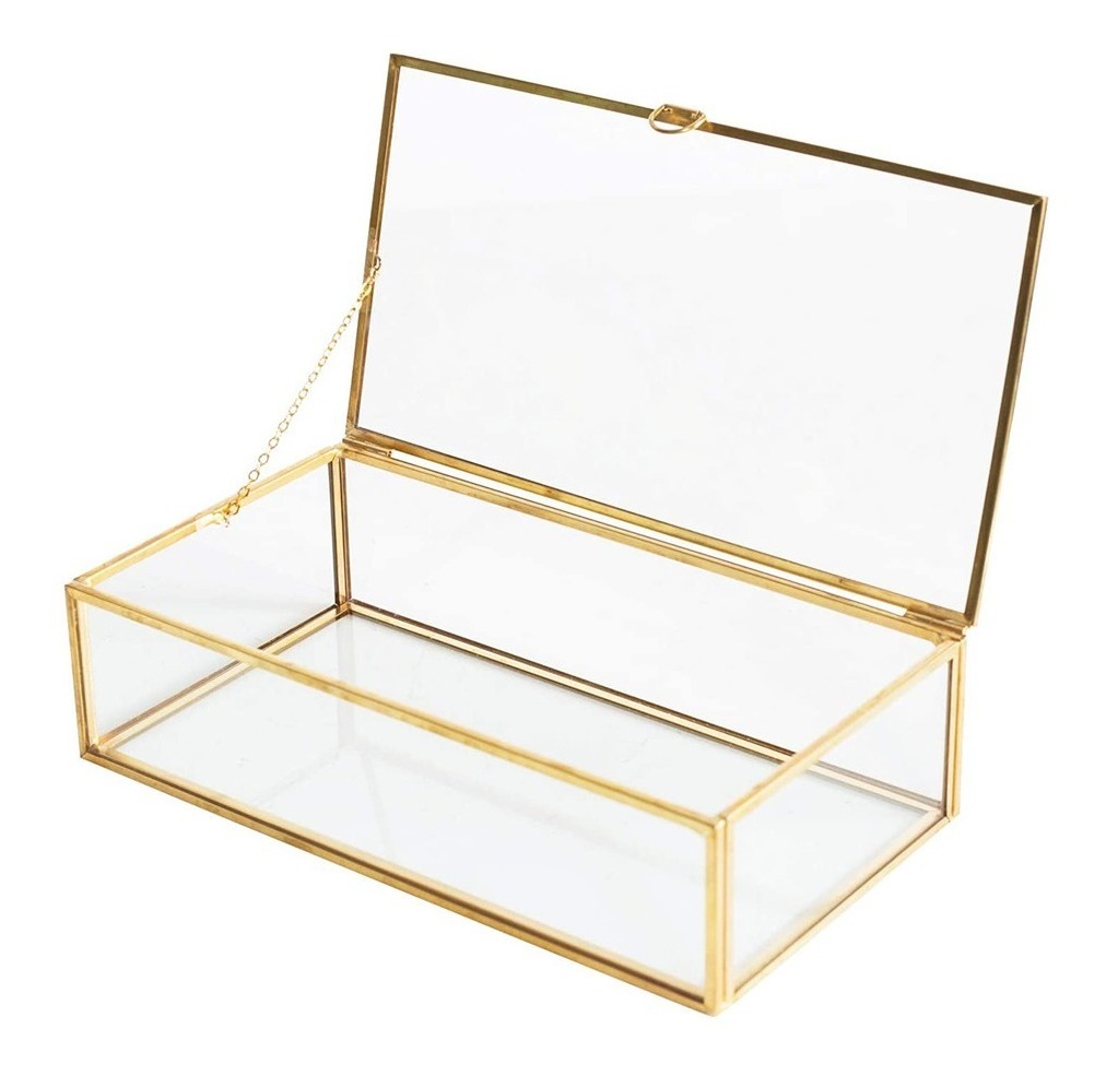 D_637310-MLU46284048895_062021-F.jpg Organizador Joyero Caja Vidrio Estilo Nordico Decoracion - Imagen 1