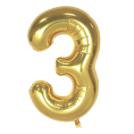 Globos Números Metalizados Dorados Decoración Cumpleaños - Imagen 37