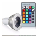 Lámpara 5w Gu10 Led Rgbw 16 Colores Dimmer C/ Control Remoto - Imagen 4