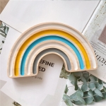 Adorno Arcoiris De Madera Para Cuarto Infantil Boho - Imagen 4