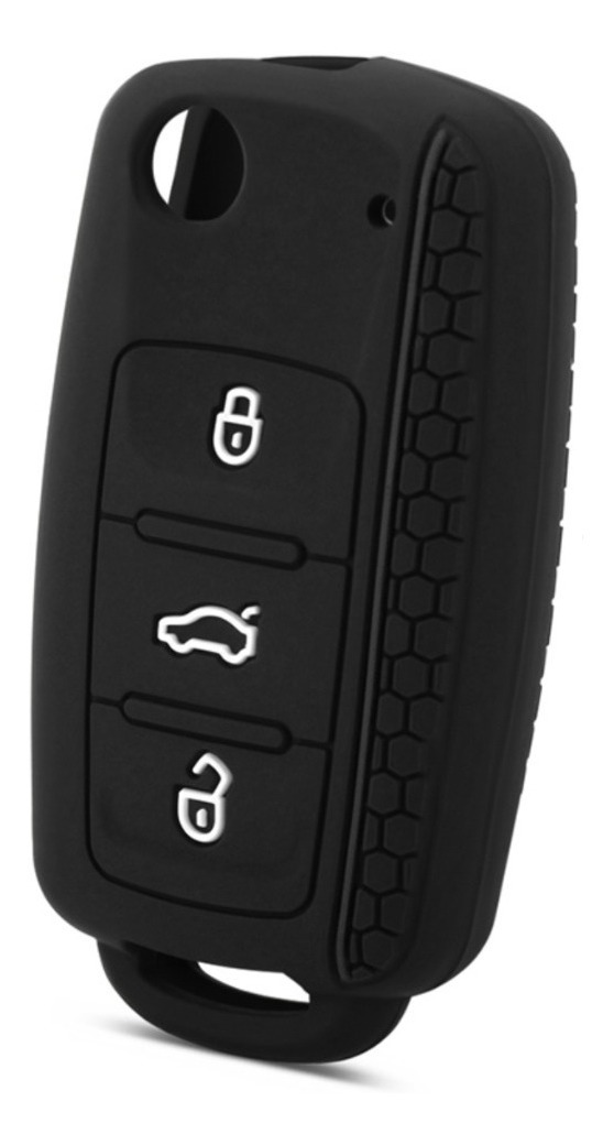 D_642714-MLU54741766908_032023-F.jpg Protector De Silicona Para Llave Volkswagen Gol Vento Bora - Imagen 1