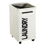 Cesto Para Ropa Sucia Ruedas Canasto Lavadero Movil Laundry - Imagen 6