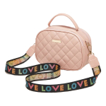 Bandolera Cartera Mano Hombro De Dama Correa Con Diseño Love - Imagen 16