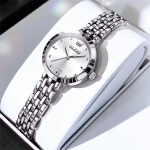 Reloj De Pulsera Mujer Análogo Con Malla De Acero Inox - Imagen 2