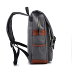 Mochila Unisex Laptop 17' Detalles En Ecocuero - Imagen 6
