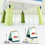 Pizarra 4 En 1 Pizarron Con Tiza Y Marcador + Juegos De Mesa - Imagen 15