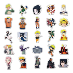 Set De 50 Pegotines Stickers De Naruto Anime Manga Vinilico - Imagen 4