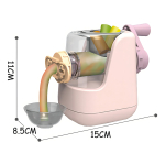 Juego Fabrica Pastas Plasticina Juguete Niños Maquina Moldes Color Lila - Imagen 4