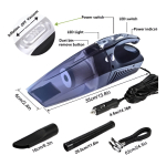 Aspiradora Multifunción 4 En 1 Para Auto 12v Cable De 5m - Imagen 15