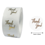 Rollo Etiqueta Sitckers Decoracion Agradecimiento - Imagen 3