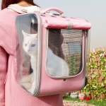 Mochila Transportadora Mascotas Perro Gato Malla 9 Kg Aprox - Imagen 14
