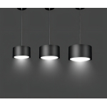 Lampara De Techo Colgante 7w Estructura Negro - Imagen 2