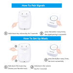 Timbre Inalámbrico 110 Db Enchufe Inteligente 300 Metros - Imagen 3