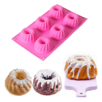 Molde Silicona 6 Bundt Cake Postres Reposteria -40º A 175º - Imagen 2