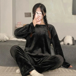 Conjunto Pijama Jogging Sweater Plush Peluche Abrigo Inviern - Imagen 6